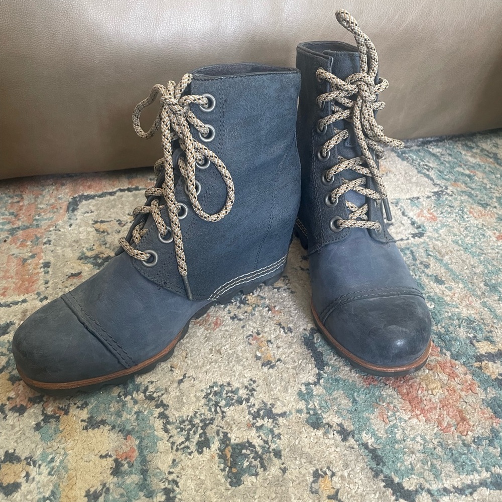 Sorel PDX Wedge Bootie - blue black - 9.5 - Picture 6 of 7